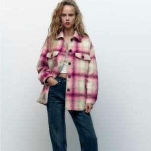 Zara Plaid Overshirt